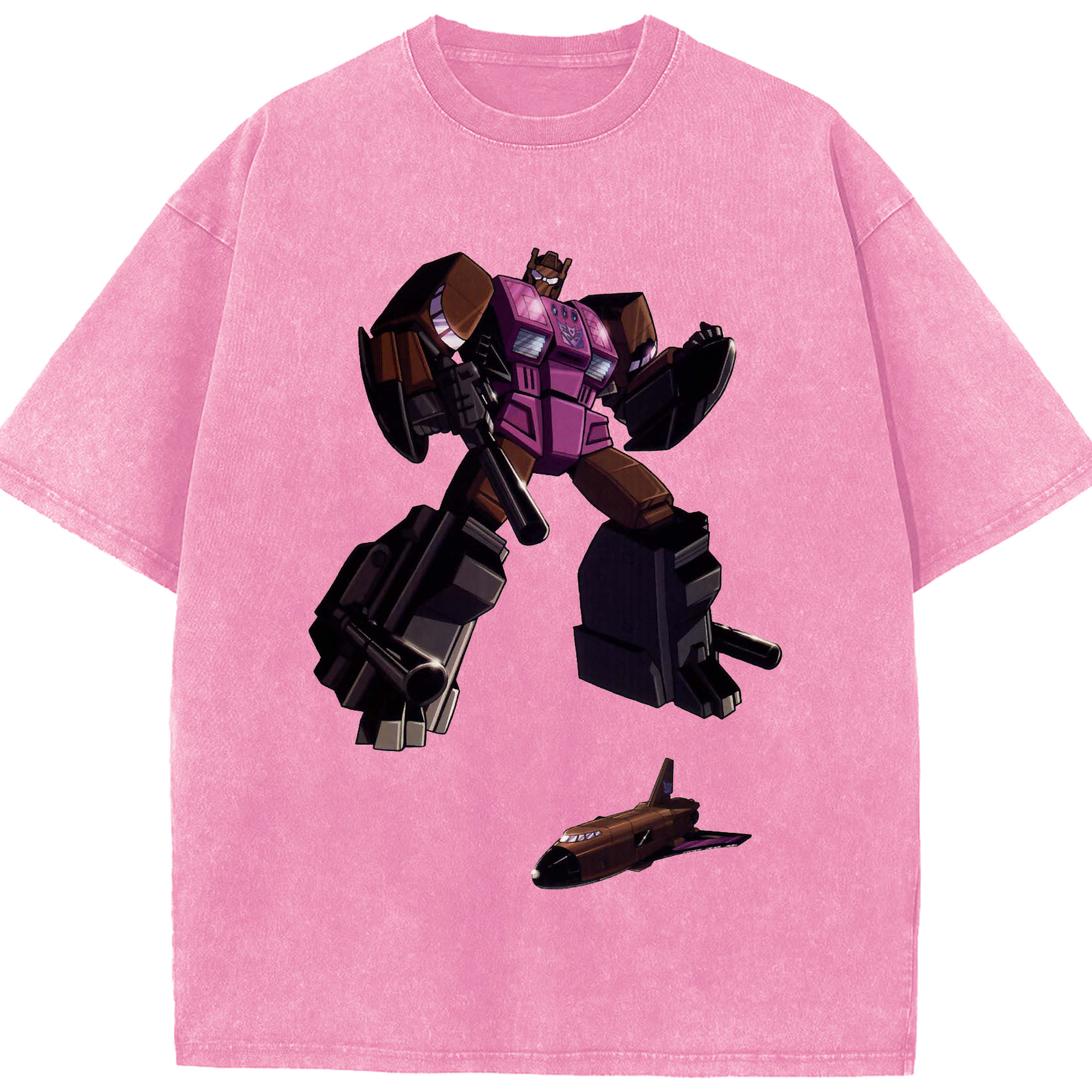 （画像用）  綿100% ヴィンテージ風 半袖Tシャツ（フロントプリント）